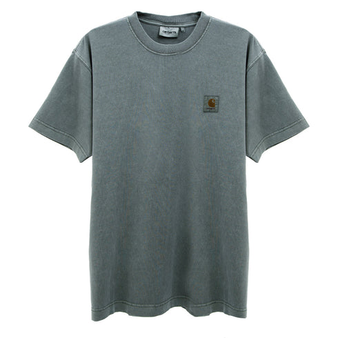 Carhartt WIP S/S Vista T-Shirt Smoke Green Garment Dyed I030780.OWG.GD.05 Degli Uberti